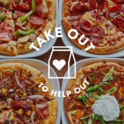 Pizzas and take out logo