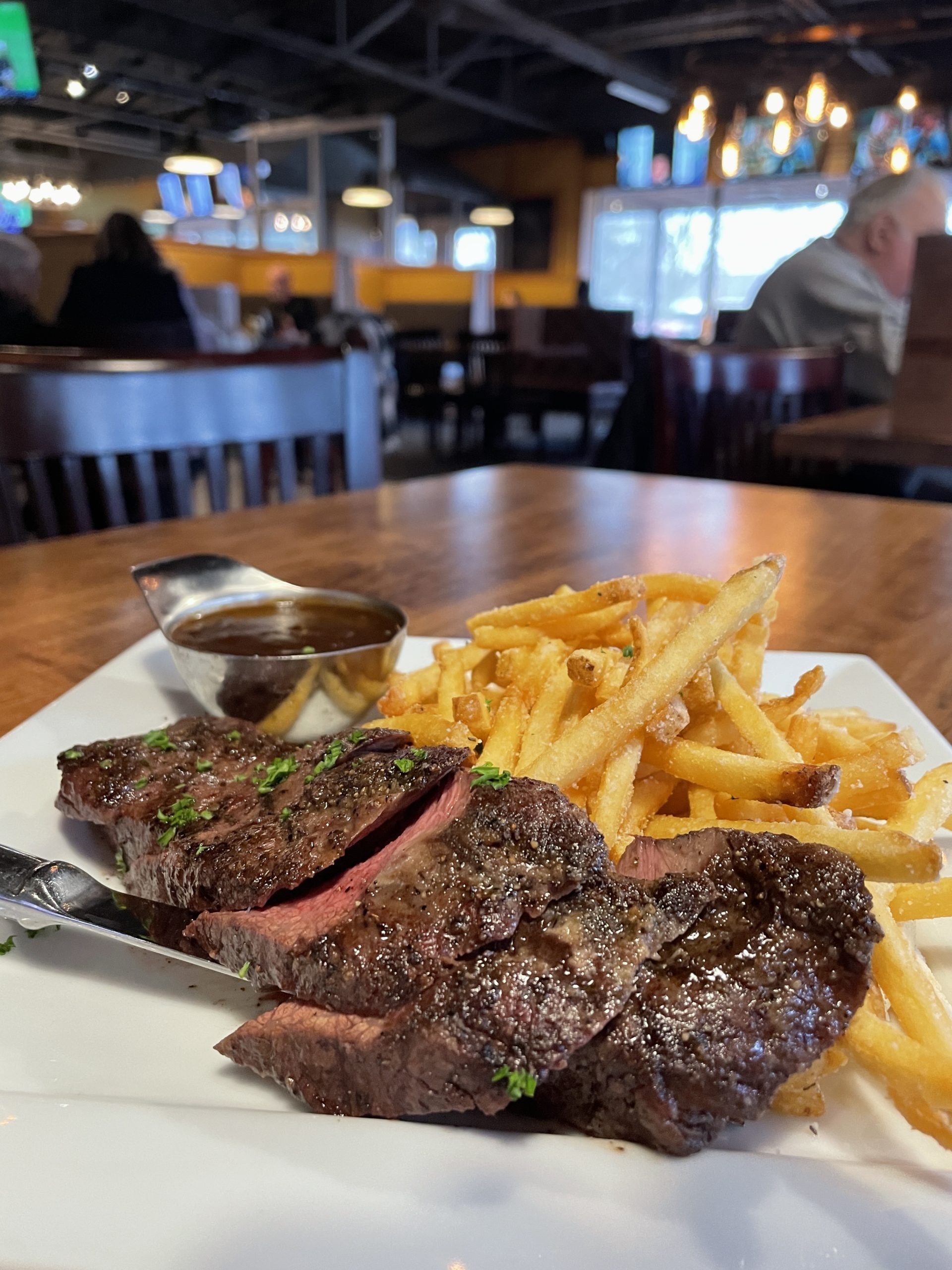 District Kitchen And Bar Taste Of Burlington   Flank Steak Frites 4 Scaled 